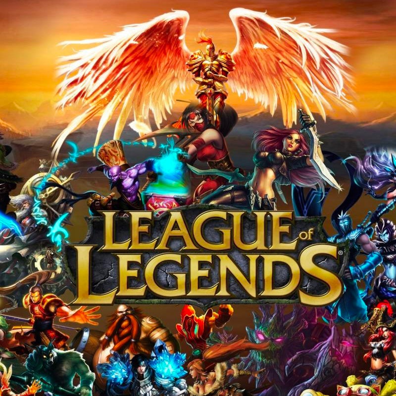League of Legends — official-style key art and gameplay scene