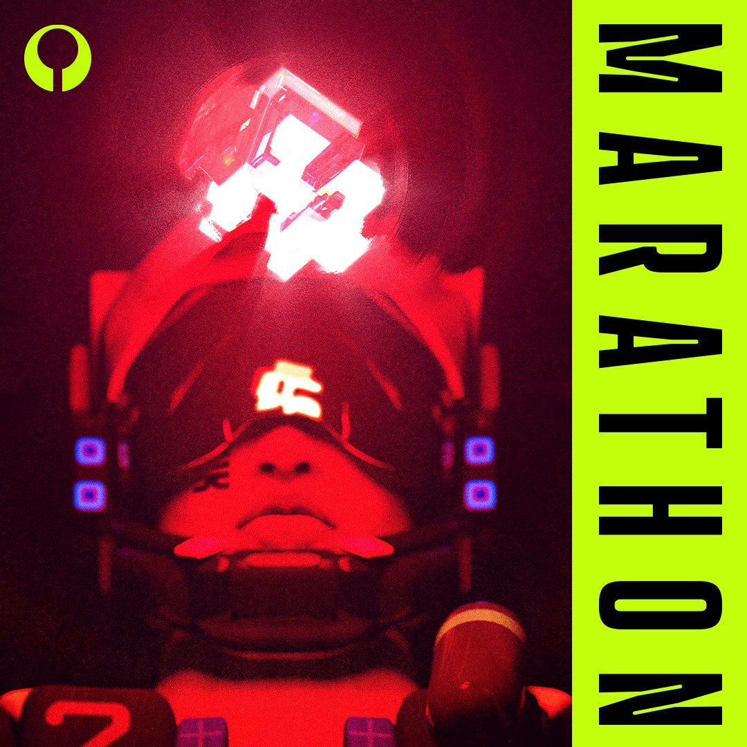 Marathon — official-style key art and gameplay scene